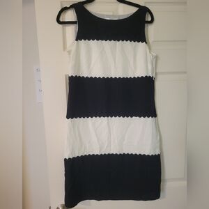 Marks & Spencer Monochrome Scallop Mini Dress